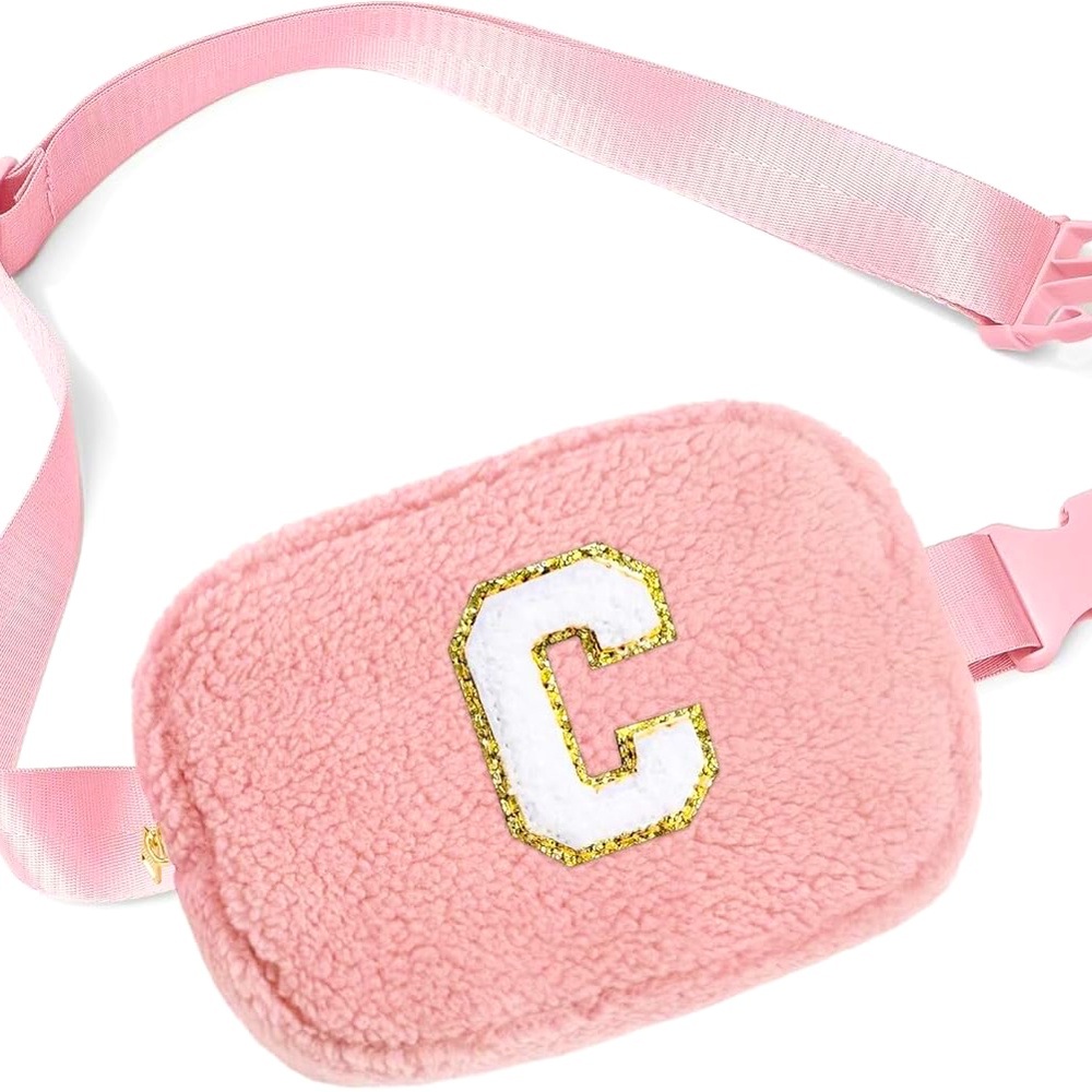 ✨BNWT - YOOLIFE Initial “C” Pink Crossbody Bag✨